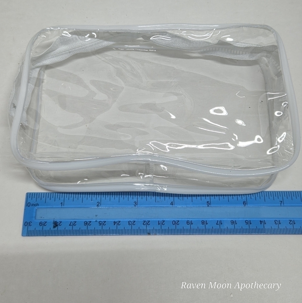 5 Pk Clear Transparent Cosmetic Bag Set - Picture 9 of 9